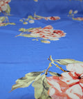 Peony print Italian rayon challis