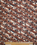 Geometric print rayon challis