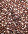 Geometric print rayon challis