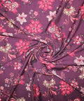 Italian floral rayon challis