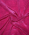 Dot print rayon crepe de chine that feels JUST like silk