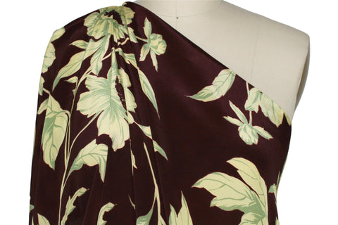 Rayon silk-like crepe de chine