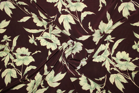 Rayon silk-like crepe de chine