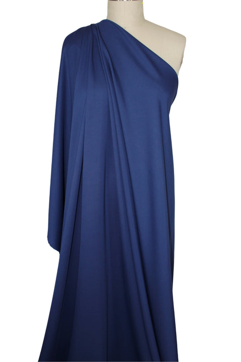 Viscose Double Knit - Dark Wash Blue Gorgeous Fabrics Viscose Double Knit - Dark Wash Blue Gorgeous Fabrics