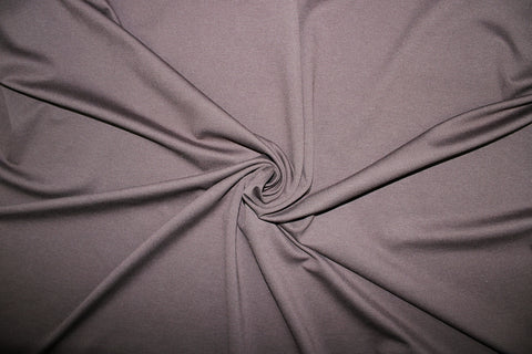 Rayon ponte double knit in dark brown