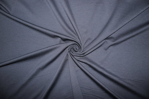 Textured navy rayon double knit