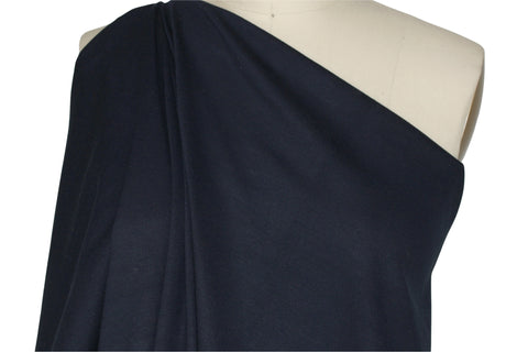 Navy blue ponte knit
