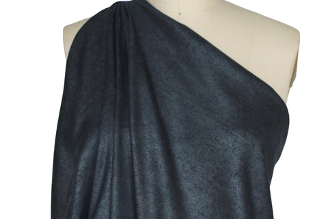 Coated finish rayon double knit
