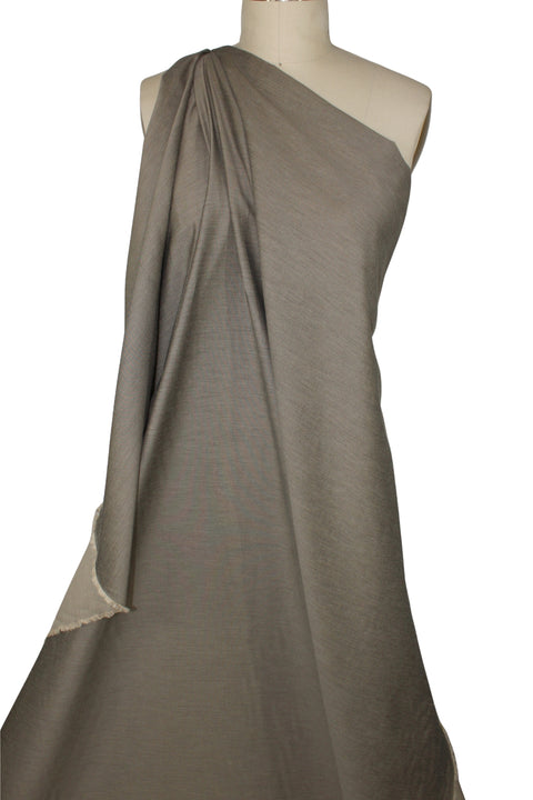 Reversible rayon gabardine