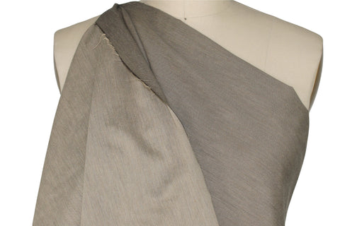 Reversible rayon gabardine