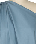 Soft blue rayon gabardine