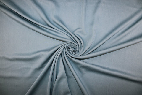 Soft blue rayon gabardine