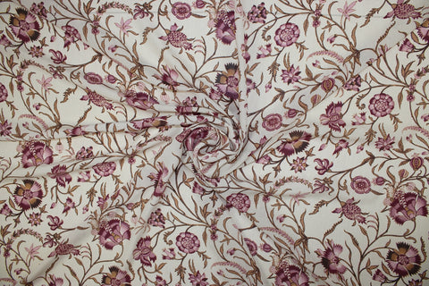 Floral rayon georgette