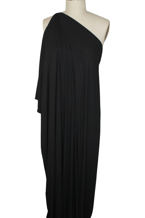 Ribbed rayon lightweight jersey