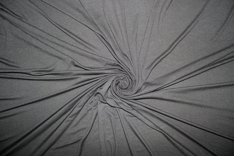 Ribbed rayon lightweight jersey