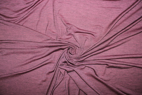 Micro-Striped Rayon Jersey - Lilac/Black