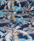 Floral rayon jersey fabric