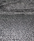 Animal print rayon jersey fabric