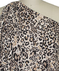 Animal print rayon jersey