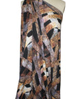 Italian abstract rayon jersey