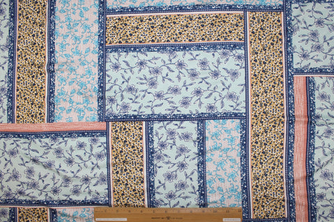 Bandana or patchwork print rayon jersey