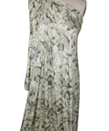 Plant print rayon jersey