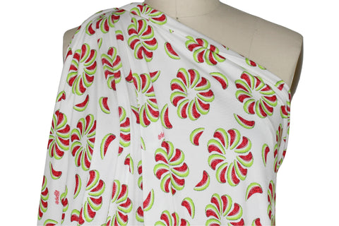 Leggiadro watermelon print rayon jersey