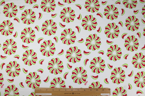 Leggiadro watermelon print rayon jersey