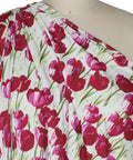 Italian tulip print rayon jersey