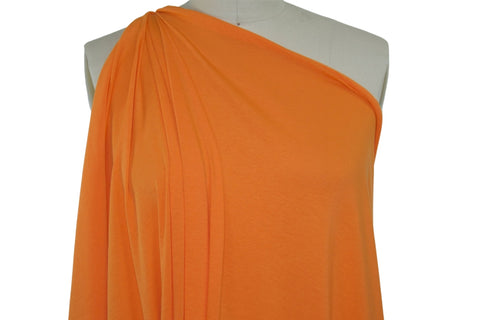 Almost 1 yard of Extra Wide, Super Soft Rayon Jersey - Tangerine