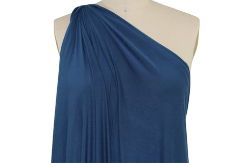 Extra Wide, Super Soft Rayon Jersey - Midnight Blue
