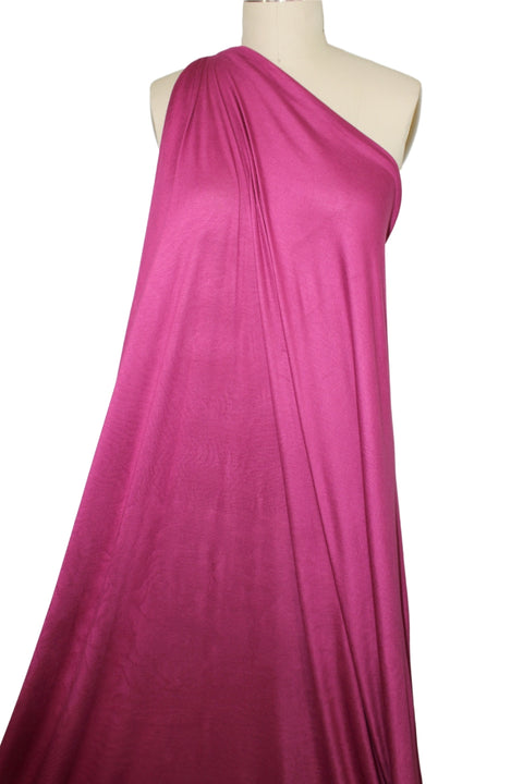 Extra Wide, Super Soft Rayon Jersey - Purple Rouge