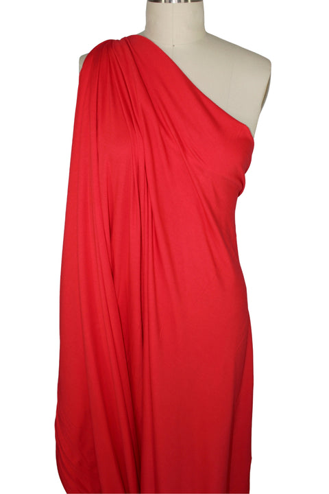 Wide, Super Soft Rayon Jersey - Red Red RED Gorgeous Fabrics Wide, Super Soft Rayon Jersey - Red Red RED Gorgeous Fabrics