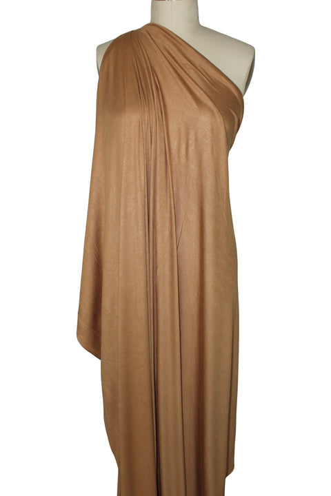 Super Soft T-shirt Weight Rayon Jersey - Camel