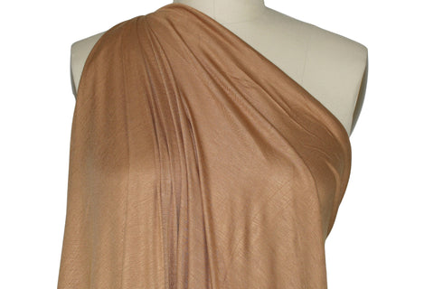 Super Soft T-shirt Weight Rayon Jersey - Camel