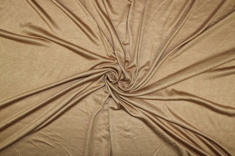 Super Soft T-shirt Weight Rayon Jersey - Camel