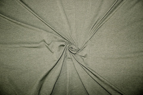 Beefy rayon jersey in olive