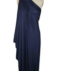 Dark blue rayon jersey