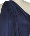 Dark blue rayon jersey