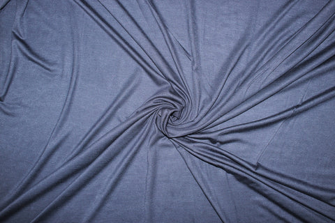 Dark blue rayon jersey