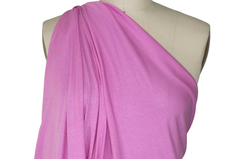 Fuchsia lightweight rayon jersey