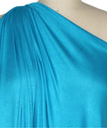 Bright aqua rayon jersey