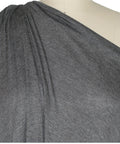 Deep gray sweatery rayon jersey