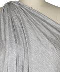 Light gray rayon jersey