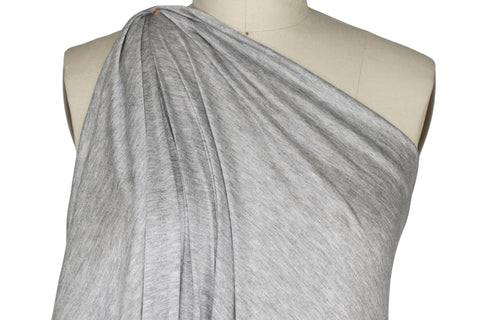 Light gray rayon jersey