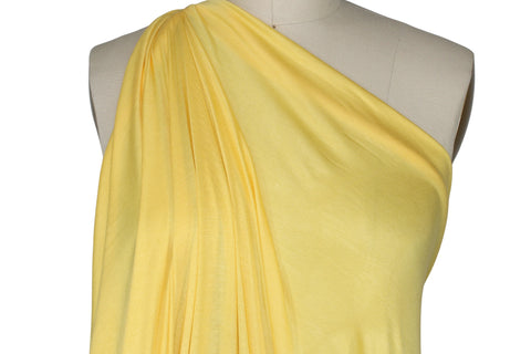 Yellow rayon jersey