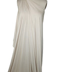 Rayon jersey in a cream color