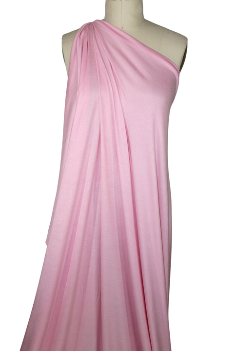 Pink rayon jersey