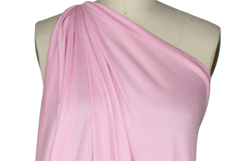 Pink rayon jersey