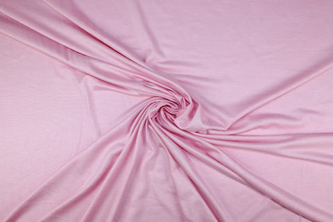 Pink rayon jersey